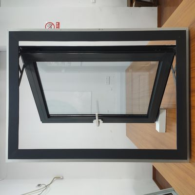 Fenêtre en alliage d'aluminium de conception moderne pour sceller le balcon contre un fort typhon