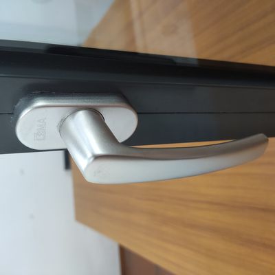 Fenêtre en alliage d'aluminium de conception moderne pour sceller le balcon contre un fort typhon