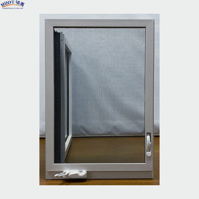 Grille de fenêtre moderne noir et blanc Design fenêtre de châssis américaine avec profilé de 1,4 mm