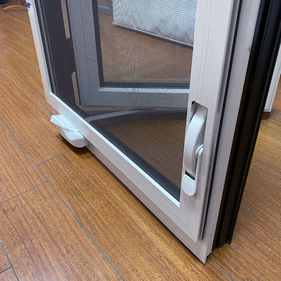 Grille de fenêtre moderne noir et blanc Design fenêtre de châssis américaine avec profilé de 1,4 mm