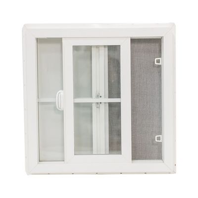Fenêtres coulissantes en plastique PVC simples et insonorisées d'une épaisseur de profilé de 2,5 mm