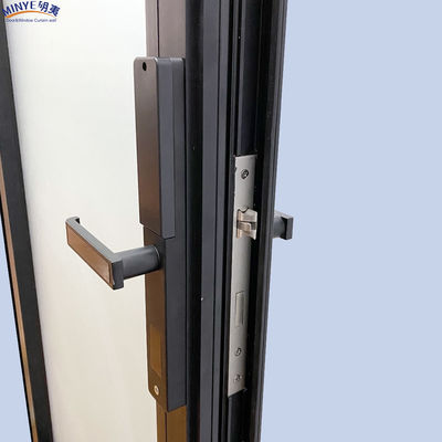 Portes en alliage d'aluminium de conception moderne avec moustiquaire en fibre de verre étanche