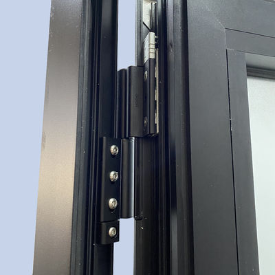 Portes en alliage d'aluminium de conception moderne avec moustiquaire en fibre de verre étanche