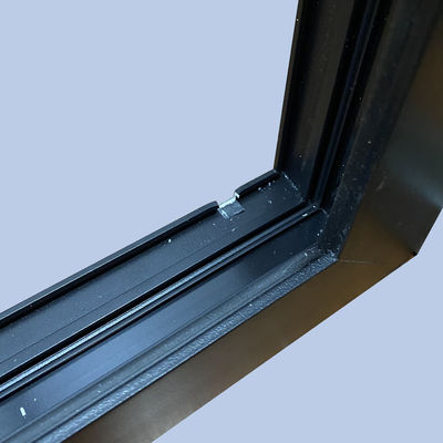 Portes en alliage d'aluminium de conception moderne avec moustiquaire en fibre de verre étanche