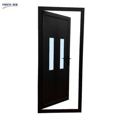 Porte à coffrage à ouverture latérale Porte simple avec plaque d'aluminium 5 mm 9A 5 mm verre