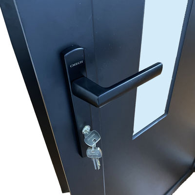 Porte à coffrage à ouverture latérale Porte simple avec plaque d'aluminium 5 mm 9A 5 mm verre
