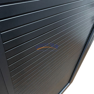 Porte à toit en aluminium de conception moderne pour applications extérieures