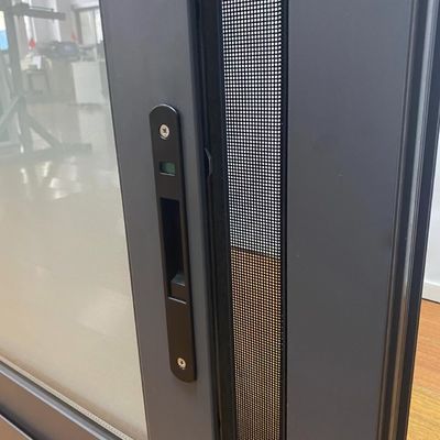 Fonction étanche à l'air Aluminium fenêtre coulissante cadre de conception avec profilé double vitrage