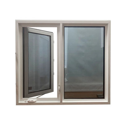 Grandes fenêtres en alliage d'aluminium à ventilation avec une excellente étanchéité et une isolation acoustique
