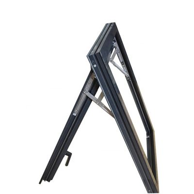 fenêtre de doublure en aluminium à chaîne de chaîne américaine avec système d'étanchéité EPDM