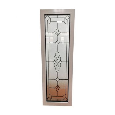Fenêtre fixe en alliage d'aluminium de haute sécurité avec grand panneau de verre et ouverture horizontale