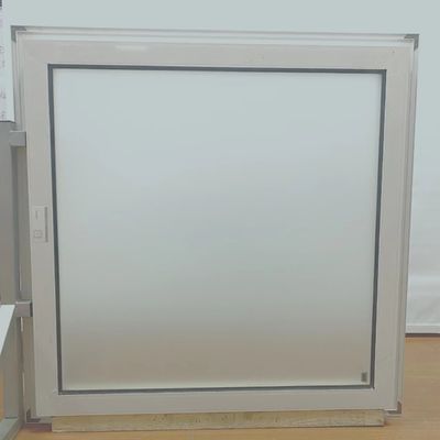 Fenêtre fixe en alliage d'aluminium de haute sécurité avec grand panneau de verre et ouverture horizontale