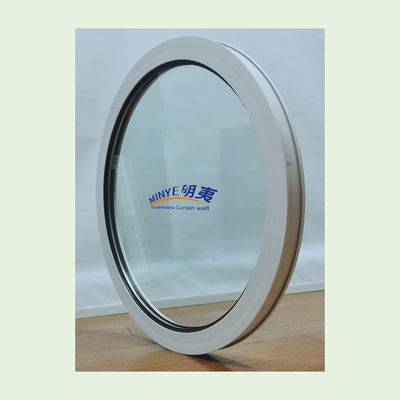 Fenêtre fixe en alliage d'aluminium de haute sécurité avec grand panneau de verre et ouverture horizontale
