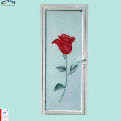 Porte en aluminium de taille personnalisée pour l'isolation thermique dans la salle de bain