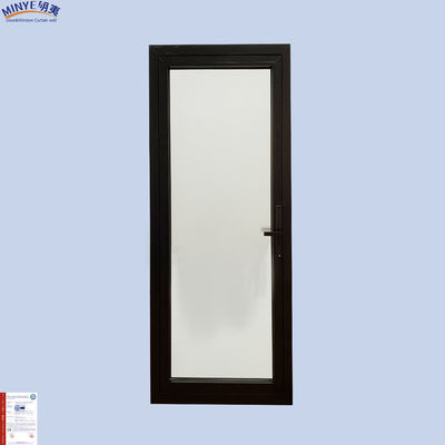 Porte en aluminium de taille personnalisée pour l'isolation thermique dans la salle de bain