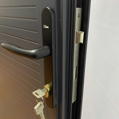 Porte à carénage en aluminium avec longue durée de vie et conception de volets insonorisés