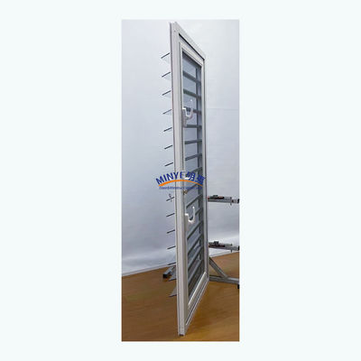 Ateliers de portes en verre Porte en aluminium de taille personnalisée pour l'isolation acoustique et thermique