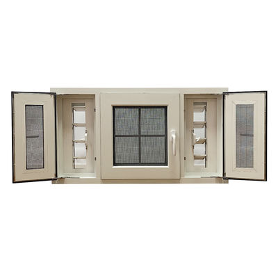 Fenêtres en aluminium à double vitrage avec verre trempé et conception personnalisable