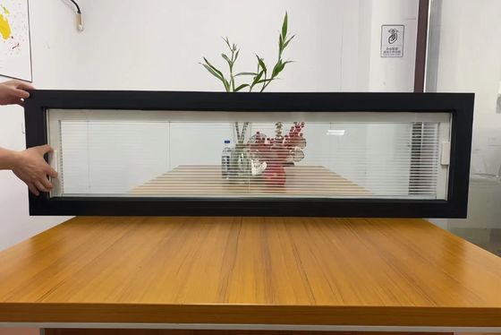 Moderne de luxe Taille personnalisée Double verre trempé Couche d'alimentation Fixé fenêtres