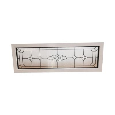 Moderne de luxe Taille personnalisée Double verre trempé Couche d'alimentation Fixé fenêtres