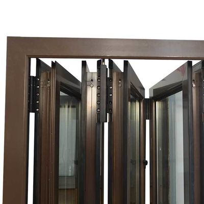 Allemagne Fenêtres en verre pliable coulissantes en alliage d'aluminium pour un grand espace et pour la ventilation