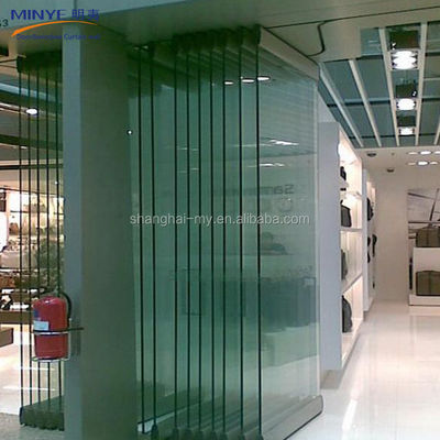 Belle porte pliante en verre en aluminium sur mesure sans cadre avec isolation thermique