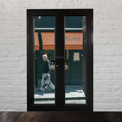 Chinois haut matériel Villa portes en verre français avec isolation acoustique et verre durci