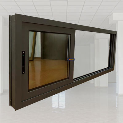Style de design chinois Double vitrage en aluminium 3 voies fenêtre coulissante fenêtre en aluminium