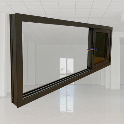 Style de design chinois Double vitrage en aluminium 3 voies fenêtre coulissante fenêtre en aluminium