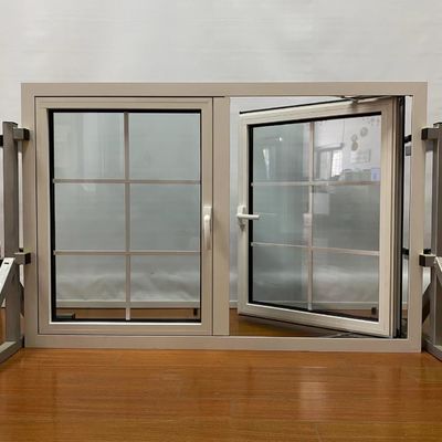 Casement en aluminium à double vitrage personnalisable