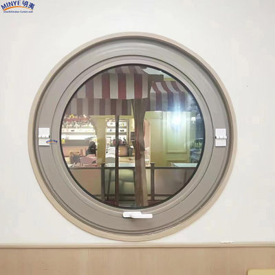 Des fenêtres en aluminium rond de luxe avec Vision Lite et système d'étanchéité EPDM