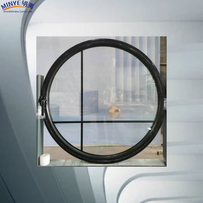 Des fenêtres en aluminium rond de luxe avec Vision Lite et système d'étanchéité EPDM