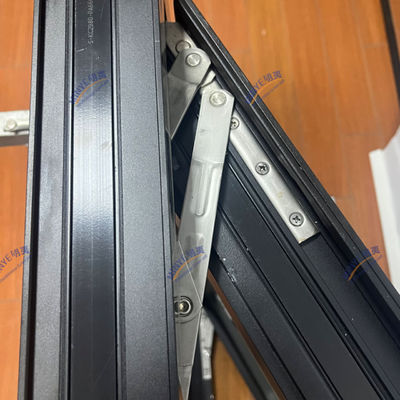Matériau de cadre Alloy d'aluminium Casement de fenêtre au voile fenêtre à bonne étanchéité à l'air