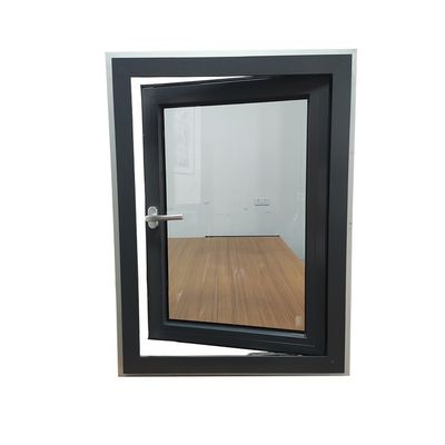 fenêtres en alliage d'aluminium claire/gris/bleu/vert/brun personnalisées avec double vitrage