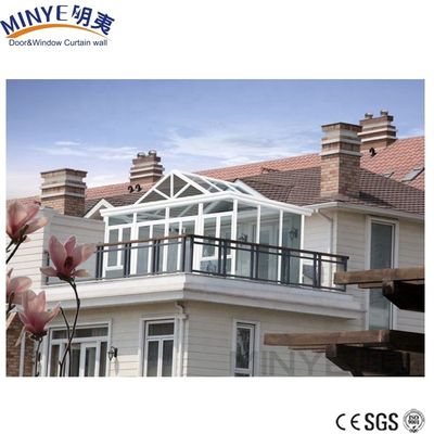 Veranda en verre d'aluminium personnalisé jardin d'hiver salle solaire pour économiser l'énergie serre
