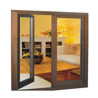 Fenêtre en aluminium avec volets à double vitrage et style de design moderne