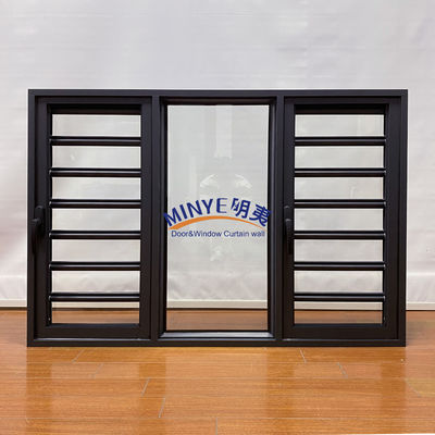 Ventilation Ventilateur en verre d'aluminium Fenêtres à manche verrouillée