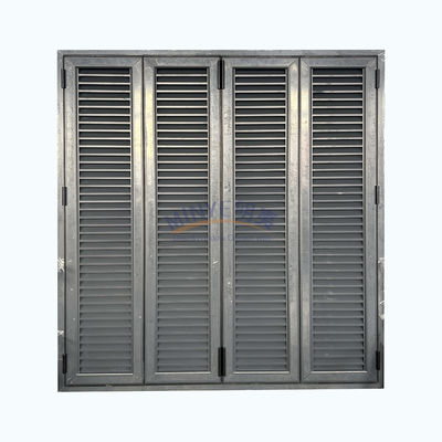 Énergie verticale en aluminium Bifold Patio Porte en verre pliable Fonction extérieure étanche au vent