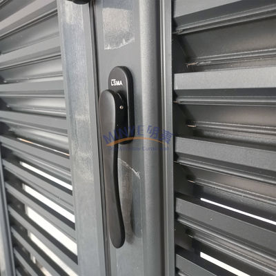 Énergie verticale en aluminium Bifold Patio Porte en verre pliable Fonction extérieure étanche au vent