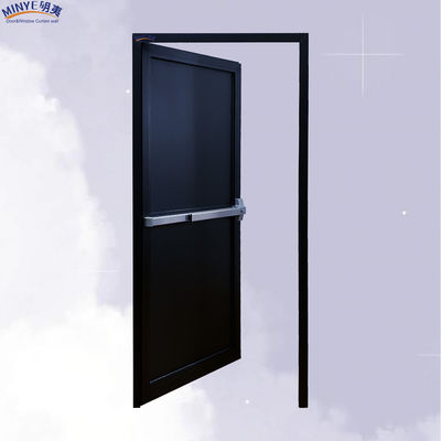 Améliorez vos portes extérieures avec une porte à pivot unique en aluminium noir d'une épaisseur de 2,0 mm