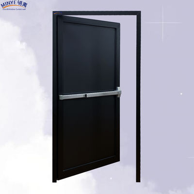 Améliorez vos portes extérieures avec une porte à pivot unique en aluminium noir d'une épaisseur de 2,0 mm
