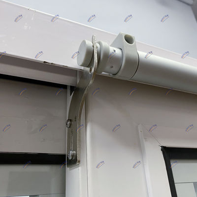 Décoration Porte coulissante en aluminium avec porte intérieure à verrou et interrupteur électrique