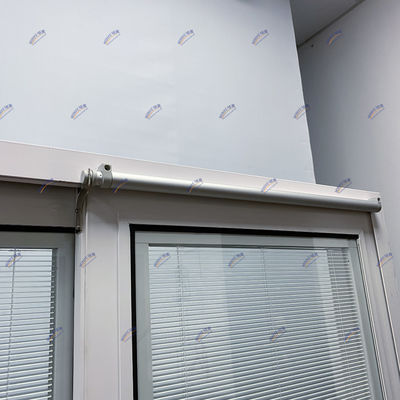 Décoration Porte coulissante en aluminium avec porte intérieure à verrou et interrupteur électrique