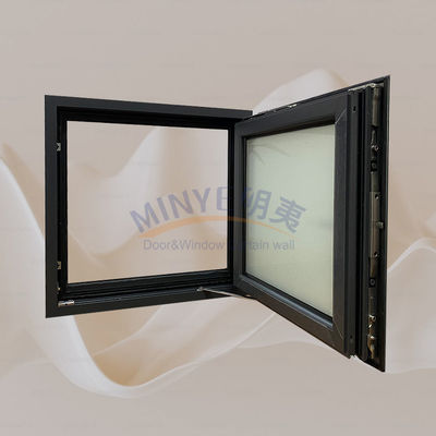 Grilles de conception spéciale dans le verre rupture thermique à double sens fenêtre de casement ouverte inclinaison-tour
