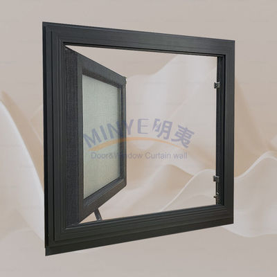 Grilles de conception spéciale dans le verre rupture thermique à double sens fenêtre de casement ouverte inclinaison-tour