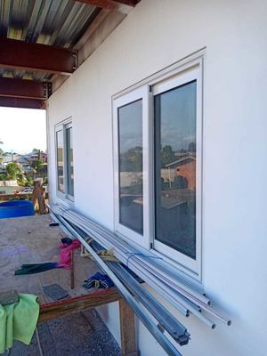 Économiser de l' énergie Double verre trempé UPVC PVC fenêtres coulissantes Pour le patio