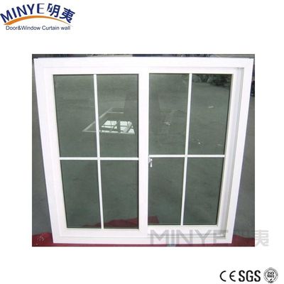 Économiser de l' énergie Double verre trempé UPVC PVC fenêtres coulissantes Pour le patio
