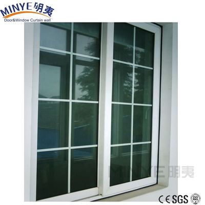 Économiser de l' énergie Double verre trempé UPVC PVC fenêtres coulissantes Pour le patio