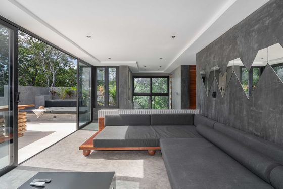 Isolement acoustique et thermique Chinois haut matériel portes coulissantes en aluminium pour les appartements