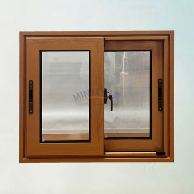 Fenêtre en verre coulissant à ouverture horizontale pour une taille personnalisée à la maison et au bureau